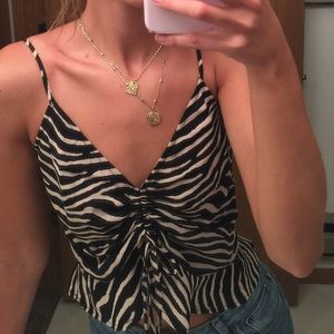 Zebra synched top